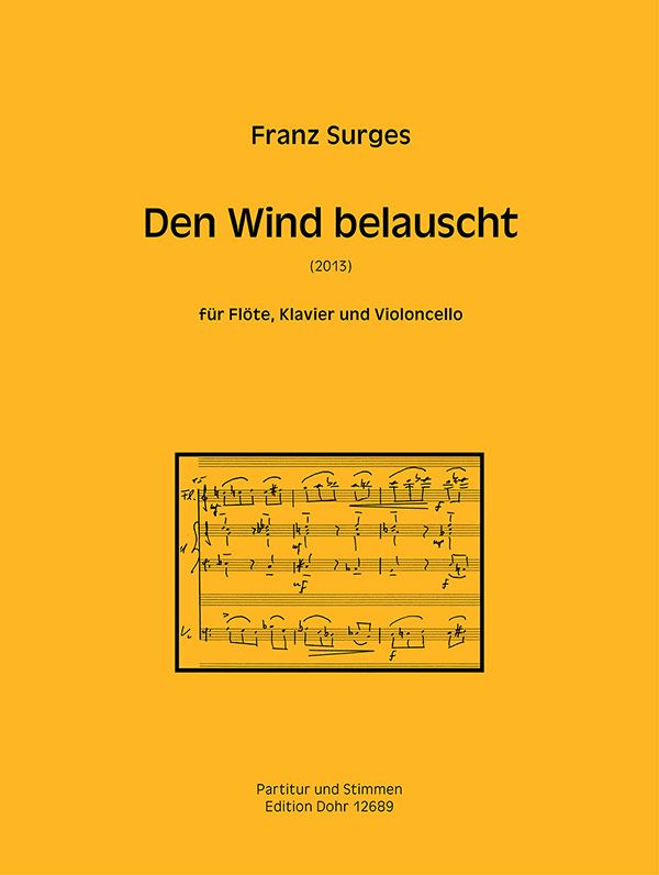 Den Wind belauscht  für Flöte, Violoncello und Klavier  Stimmen