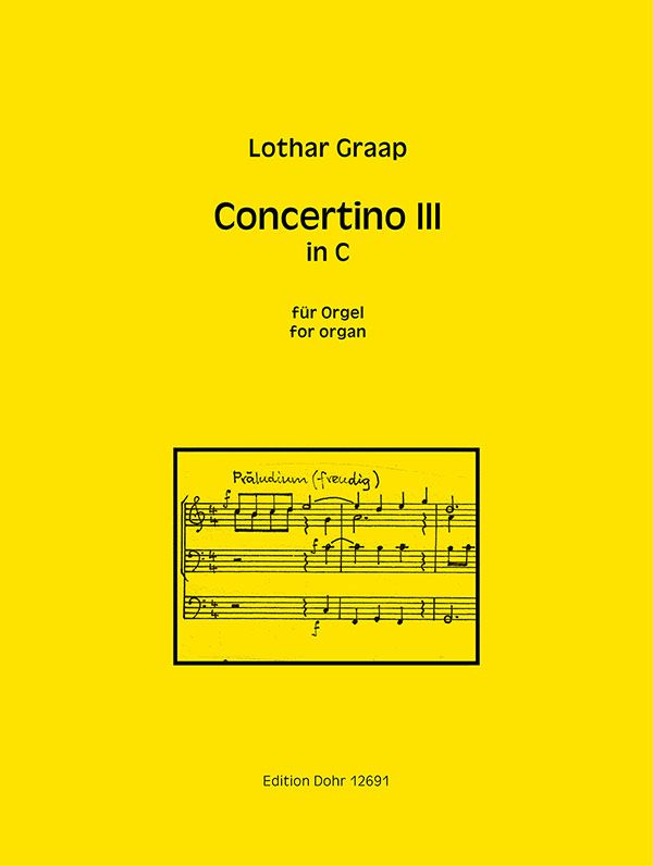 Concertino C-Dur Nr.3&nbsp;&nbsp;für Orgel&nbsp;&nbsp;