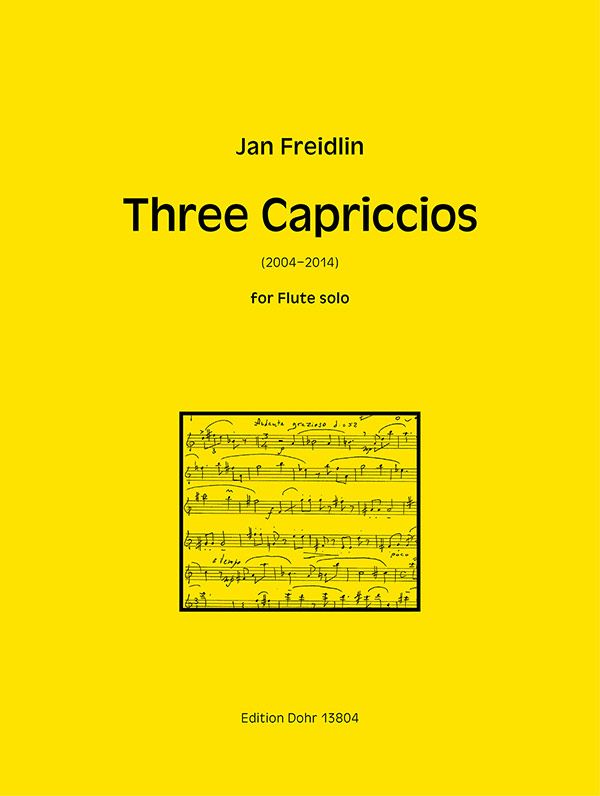 3 Capriccios  für Flöte  