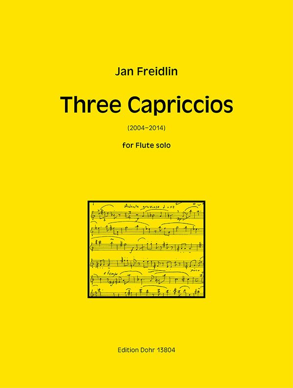 3 Capriccios&nbsp;&nbsp;für Flöte&nbsp;&nbsp;