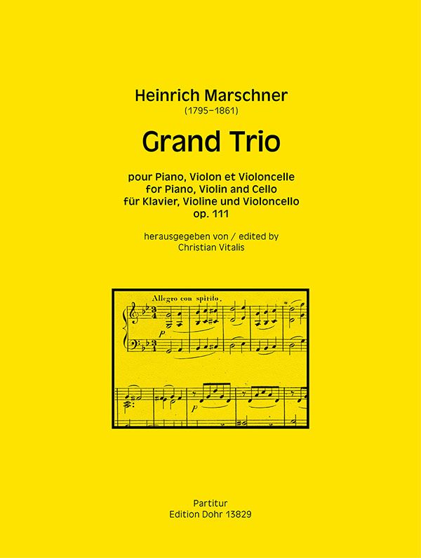 Grand Trio op.111  für Violine, Violoncello und Klavier  Partitur