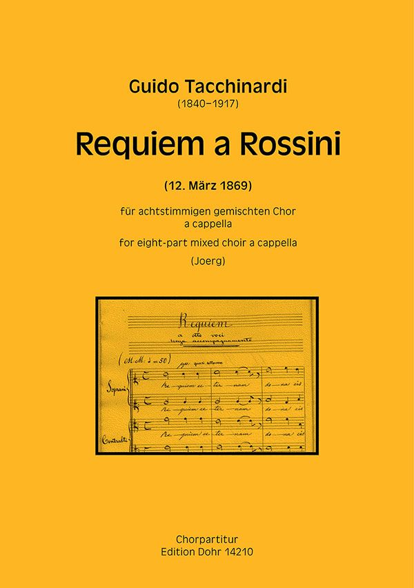 Requiem a Rossini&nbsp;&nbsp;für gem Chor a cappella&nbsp;&nbsp;Partitur