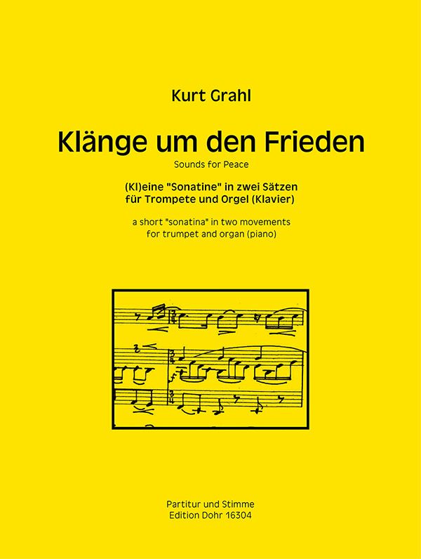 Klänge um den Frieden  für Trompete und Orgel (Klavier)  