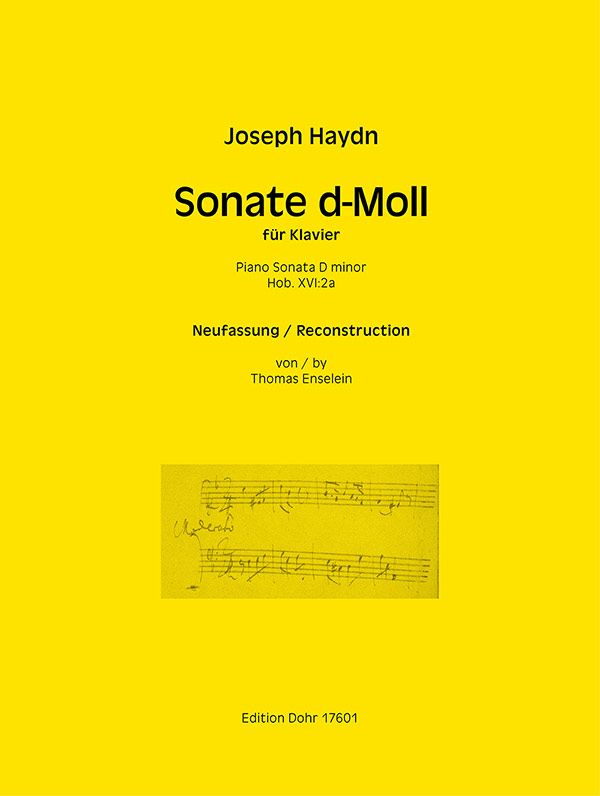 Sonate d-Moll Hob.XVI:2a&nbsp;&nbsp;für Klavier&nbsp;&nbsp;