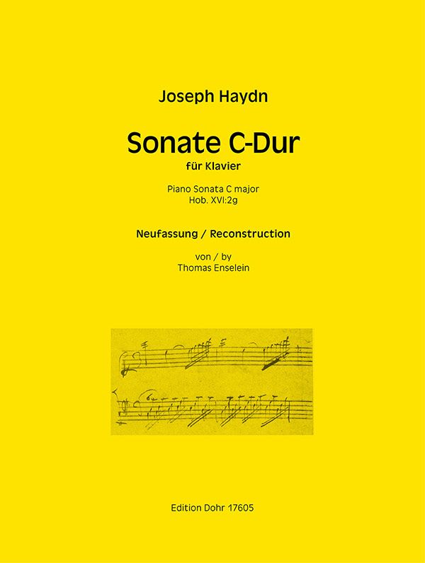 Sonate C-Dur Hob.XVI:2g&nbsp;&nbsp;für Klavier&nbsp;&nbsp;