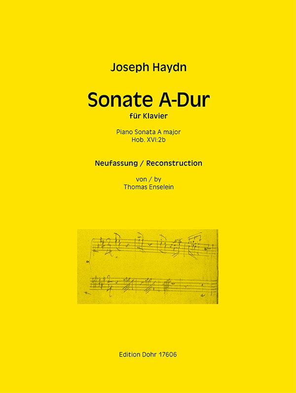 Sonate A-Dur Hob.XVI:2b&nbsp;&nbsp;für Klavier&nbsp;&nbsp;
