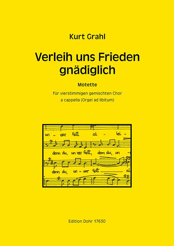 Verleih uns Frieden gnädiglich  für gem Chor a cappella  Partitur