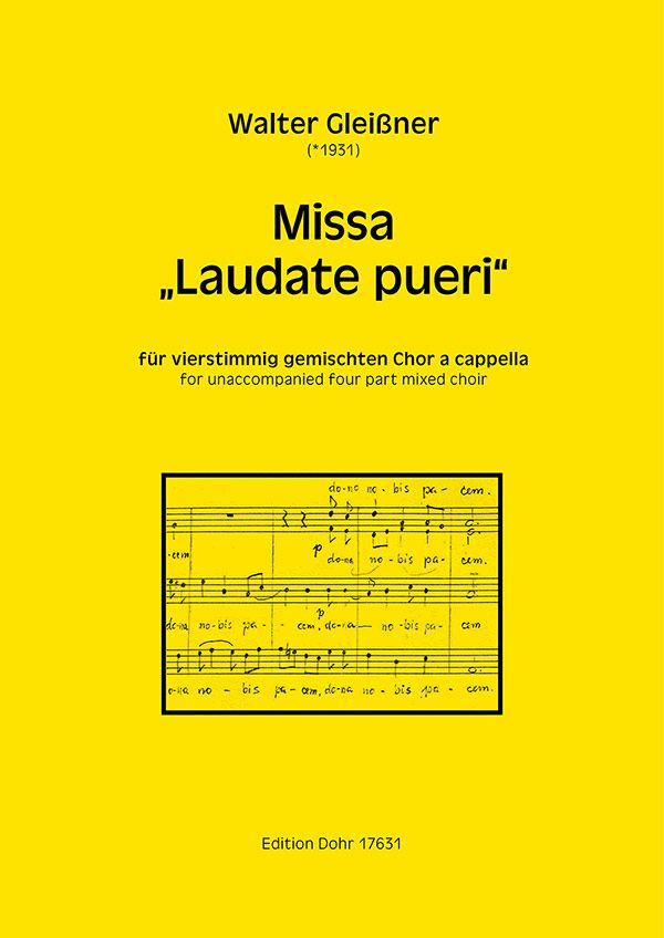 Missa Laudate pueri  für gem Chor a cappella  Partitur