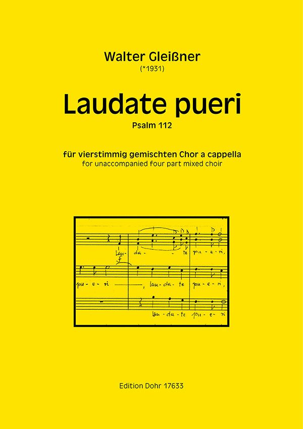 Laudate pueri  für gem Chor a cappella  Partitur