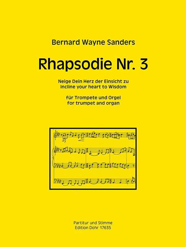 Rhapsodie Nr.3&nbsp;&nbsp;für Trompete und Orgel&nbsp;&nbsp;