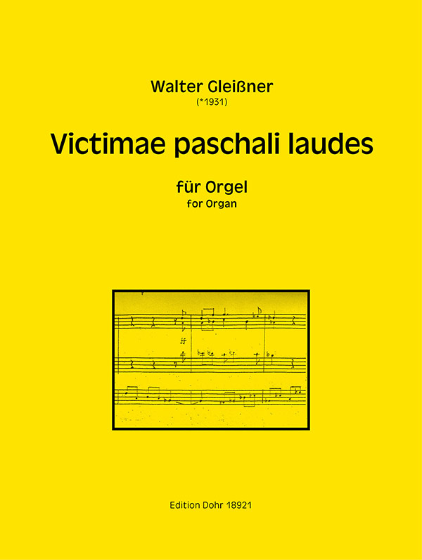 Victimae paschali laudes  für Orgel  