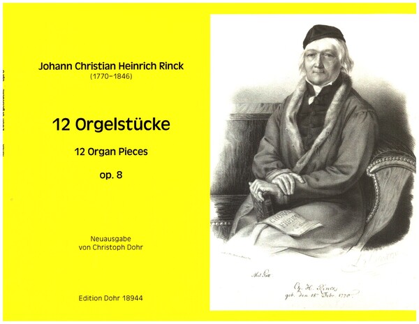 12 Orgelstücke op.8  für Orgel  