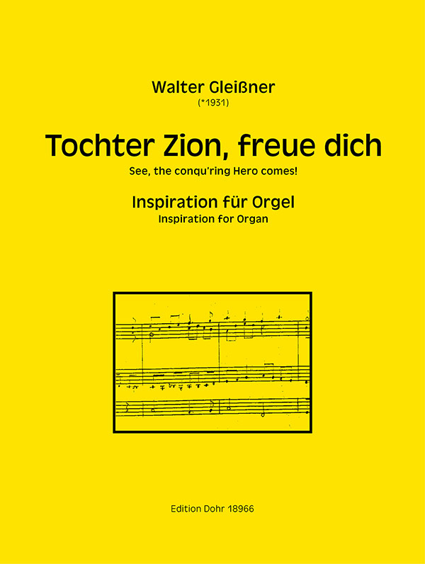 Tochter Zion freue dich  für Orgel  