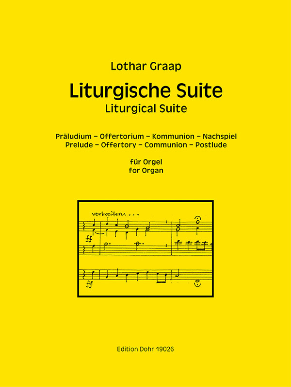 Liturgische Suite&nbsp;&nbsp;für Orgel&nbsp;&nbsp;
