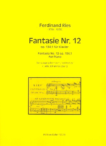 Fantasie Nr.12 op.134,1  für Klavier  