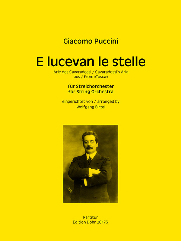 E lucevan le stelle&nbsp;&nbsp;für Streichorchester&nbsp;&nbsp;Partitur