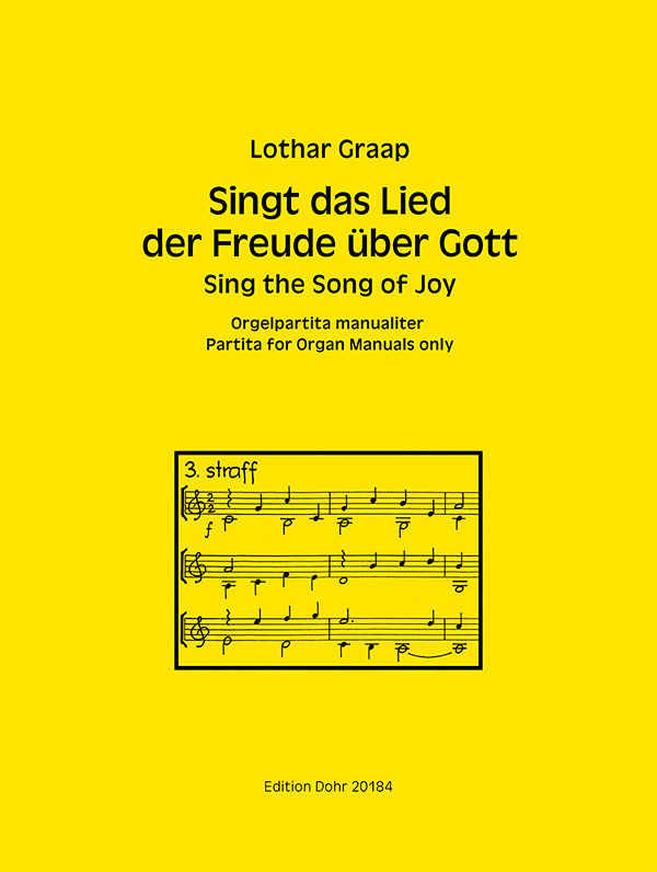 Singt das Lied der Freude über Gott&nbsp;&nbsp;für Orgel&nbsp;&nbsp;