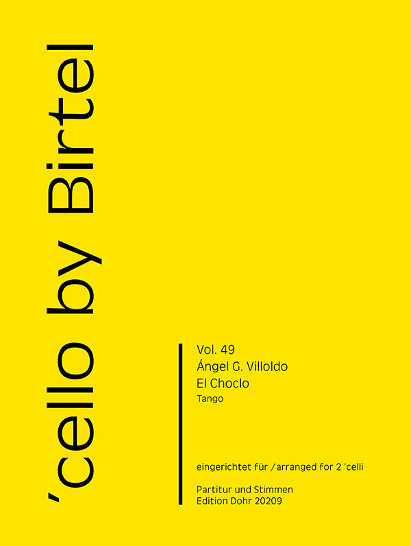 El Choclo  für 2 Violoncelli  Partitur und Stimmen