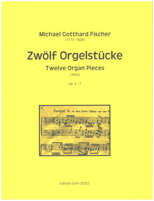Zwölf Orgelstücke op.4/1  für Orgel  