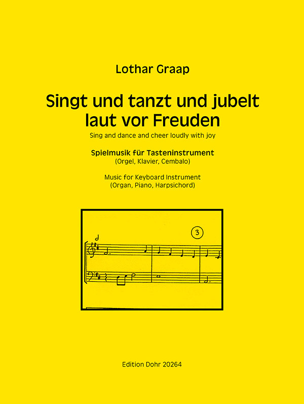 Singt und tanzt und jubelt laut vor Freuden&nbsp;&nbsp;für Tasteninstrument&nbsp;&nbsp;