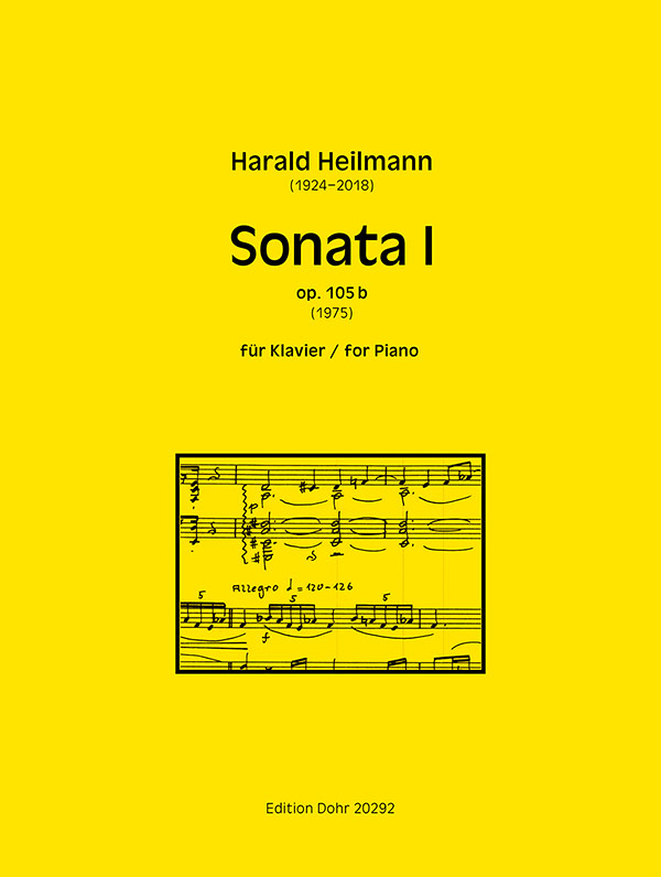 Sonata 1 op.105b&nbsp;&nbsp;für Klavier&nbsp;&nbsp;