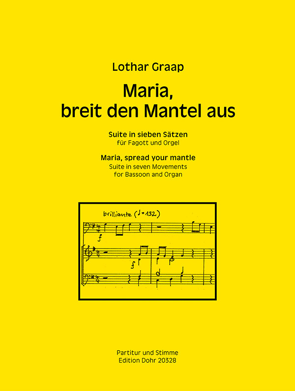 Maria, breit den Mantel aus&nbsp;&nbsp;für Fagott und Orgel&nbsp;&nbsp;