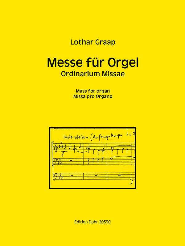 Messe - Ordinarium Missae&nbsp;&nbsp;für Orgel&nbsp;&nbsp;