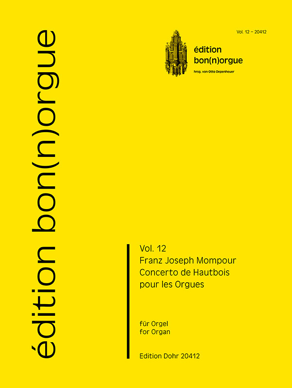 Concerto de Hautbois pour les Orgues&nbsp;&nbsp;für Orgel&nbsp;&nbsp;
