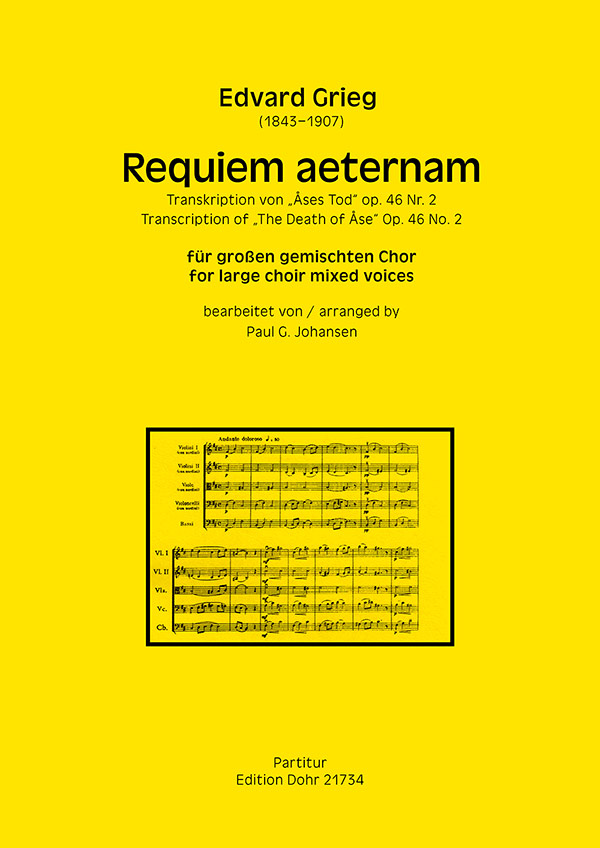 Requiem aeternam&nbsp;&nbsp;für gem Chor (SSATBaB) a capella&nbsp;&nbsp;Chorpartitur