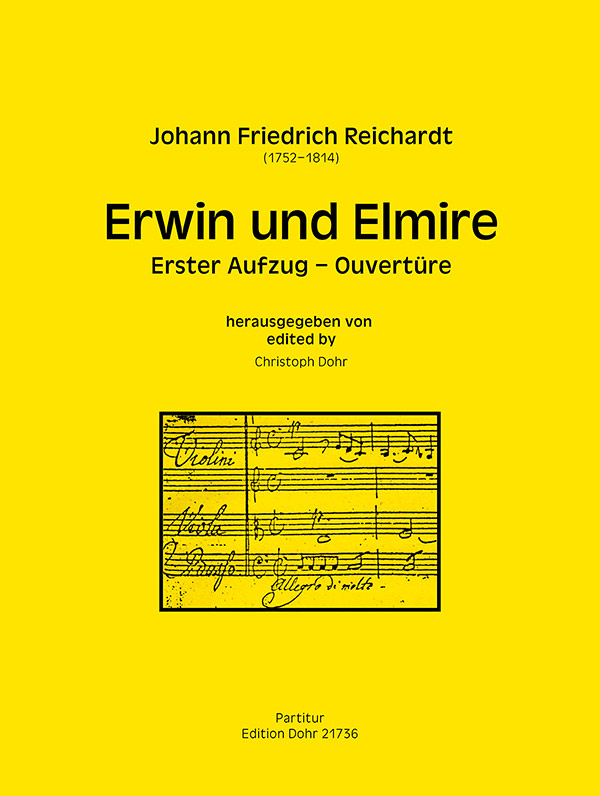 Erwin und Elmire  für Orchester  Partitur