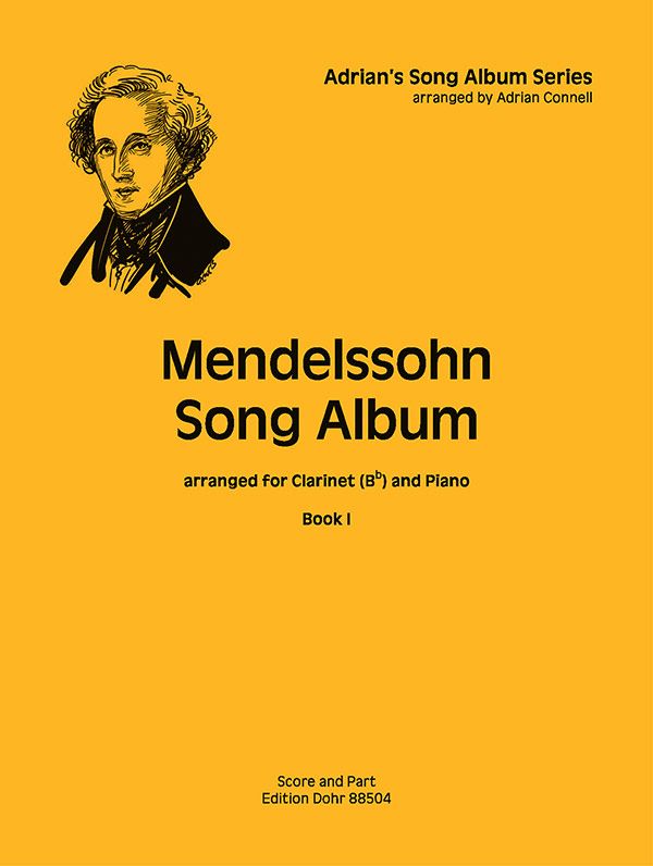 Mendelssohn Song Album vol.1&nbsp;&nbsp;for clarinet and piano&nbsp;&nbsp;