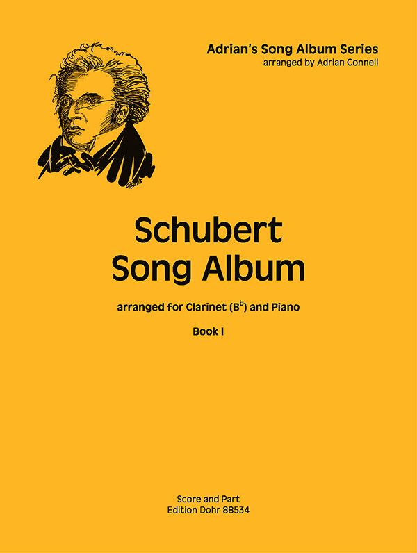 Schubert Song Album vol.1 for clarinet&nbsp;&nbsp;and piano&nbsp;&nbsp;