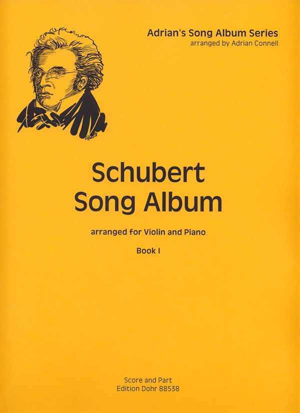 Schubert Song Album vol.1&nbsp;&nbsp;for violin and piano&nbsp;&nbsp;