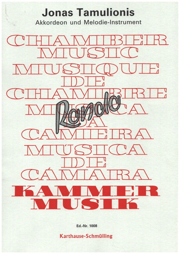 Rondo&nbsp;&nbsp;für Akkordeon und Melodie-Instrument in B oder C&nbsp;&nbsp;