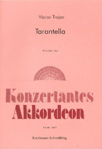 Tarantella&nbsp;&nbsp;für 2 Akkordeons&nbsp;&nbsp;Spielpartitur