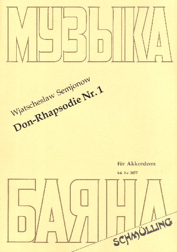Don-Rhapsodie Nr.1  für Akkordeon  