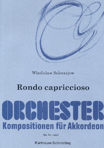 Rondo capriccioso  für Akkordeonorchester  Partitur