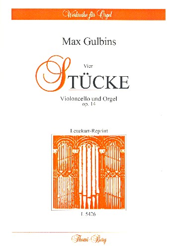 4 Stücke op.14  für Violoncello und Orgel  