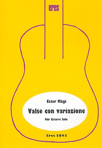 Valse con variazione  für Gitarre  