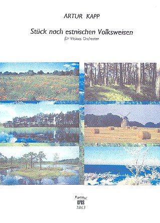 Stück nach estnischen Volksweisen  für kleines Orchester  Partitur