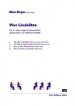 4 Liedsätze  für Posaunenchor  6 Spielpartituren