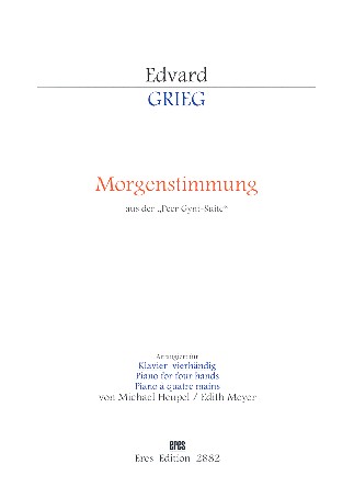 Morgenstimmung aus Peer Gynt  für Klavier zu 4 Händen  