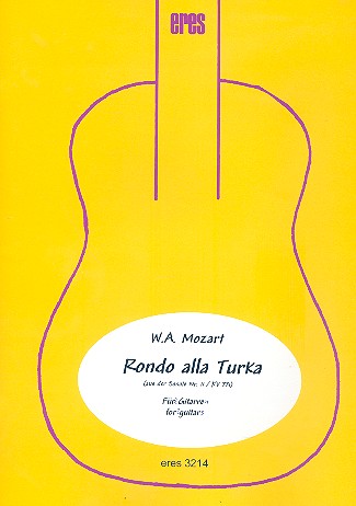 Rondo alla turca KV331&nbsp;&nbsp;für 2 Gitarren&nbsp;&nbsp;Partitur und Stimmen