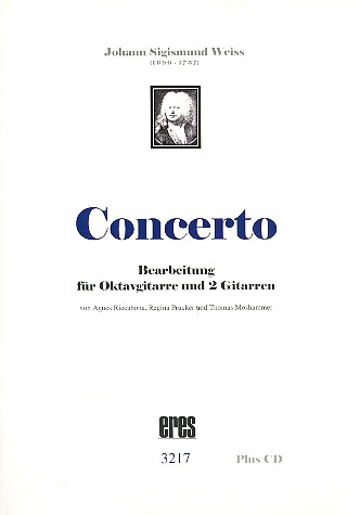 Concerto a-Moll für Laute und Streicher (+CD)  für Oktavgitarre und 2 Gitarren  Partitur und Stimmen