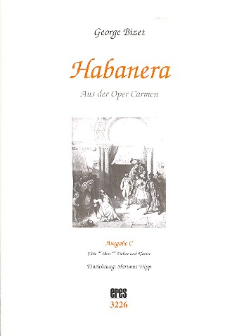 Habanera  für Melodieinstrument in C (Flöte/Oboe/Violine) und Klavier  