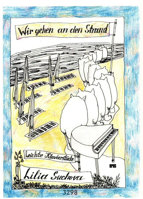 Wir gehen an den Strand  für Klavier  
