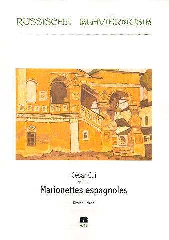 Marionettes espagnoles op.39,1  für Klavier  