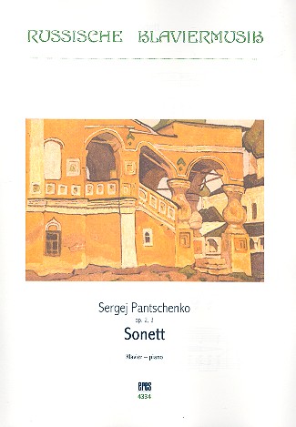 Sonett op.2,3&nbsp;&nbsp;für Klavier&nbsp;&nbsp;