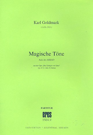 Magische Töne op.27  für Tenor und Orchester  Partitur
