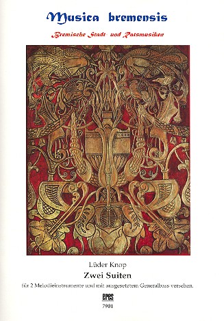 2 Suiten  für 2 Melodieinstrumente (Violinen/Flöten/Oboen) und Bc  Partitur und Stimmen (Bc ausgesetzt)